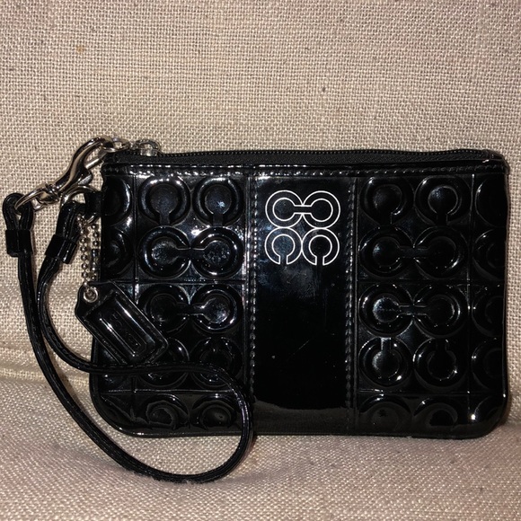 COACH Patent Leather Wristlet - Picture 3 of 6
